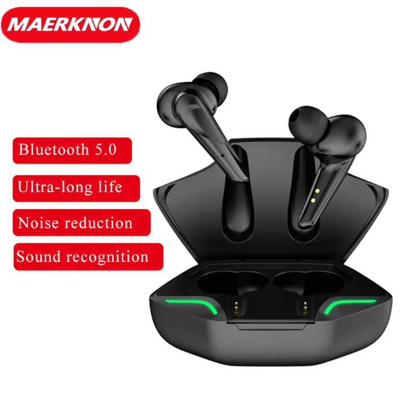 Enlarge TWS G11 Wireless Headphones Over-ear Game Earphone Bluetooth Headset for Ear Touch Control Bone Conduction High Quality Fone