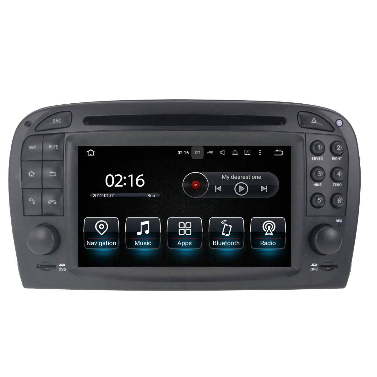 

Car Radio for Mercedes SL R230 SL350 SL500 SL55 SL600 SL65 2001-2004 GPS Navigation Multimedia Player DSP Auto Stereo Head Unit