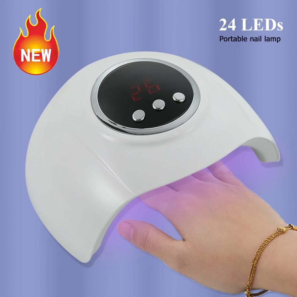 Портативная Сушилка Для Ногтей С Таймером USB-кабель 30/60/90 Гель-лака