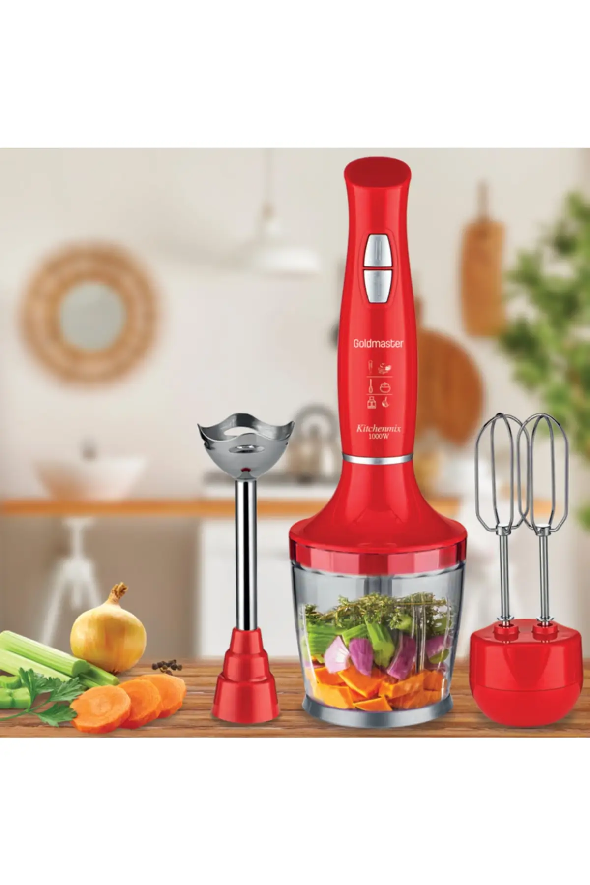 

3 в 1, блендер с мощным двигателем, 1000 Вт, In6140k