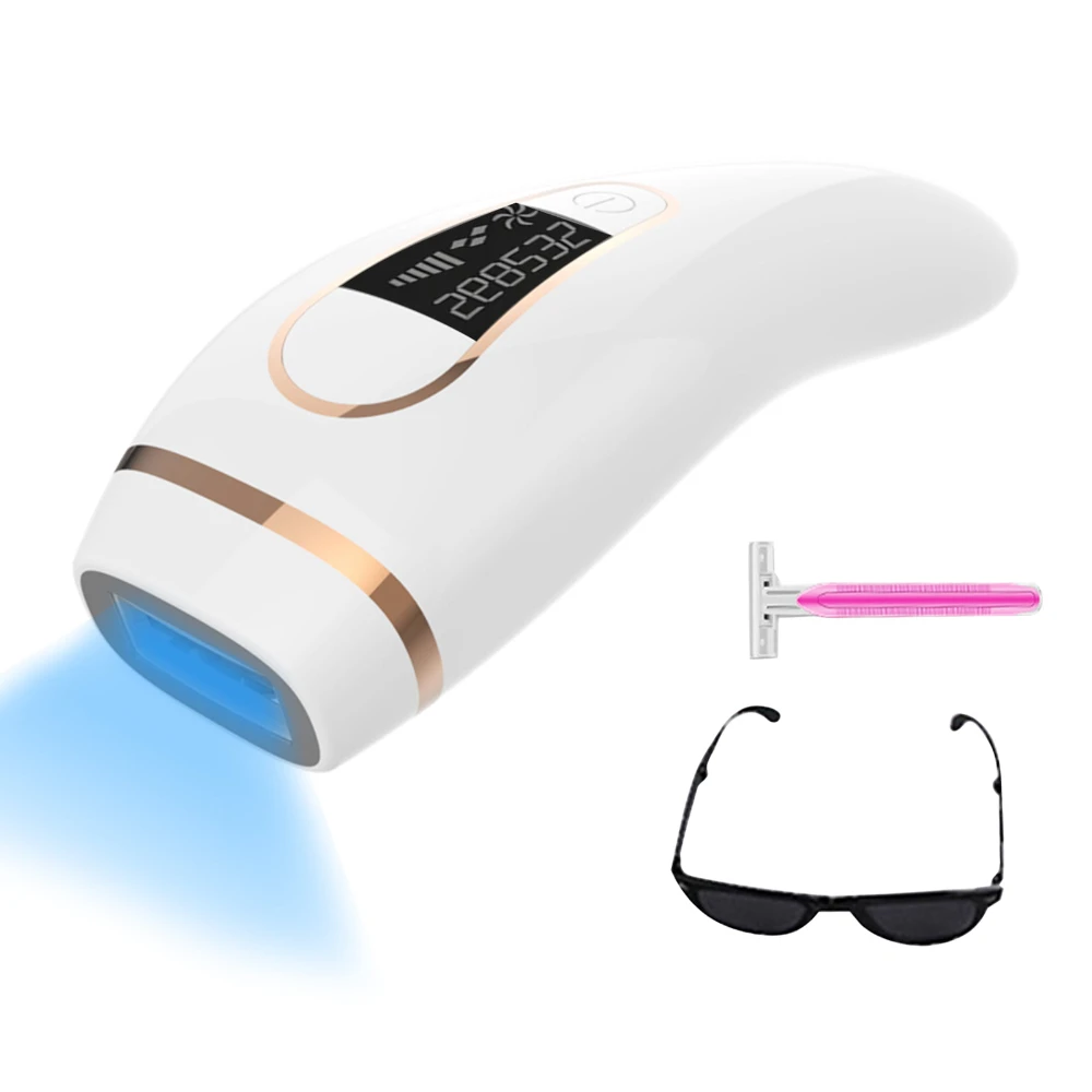 

IPL Hair Removal Device Permanent Painless Laser Hair Remover Machine White