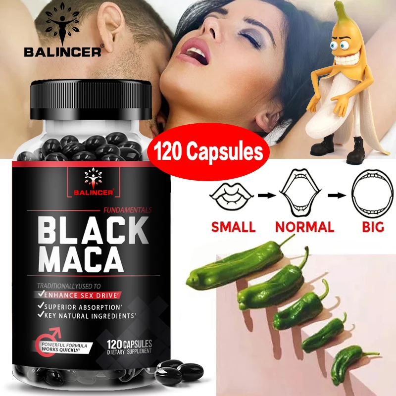

Balincer Organic Black Maca -Boost Passion Performance,Boost Motivation & Performance Powerful Natural Energy Gel Fast Absorbing