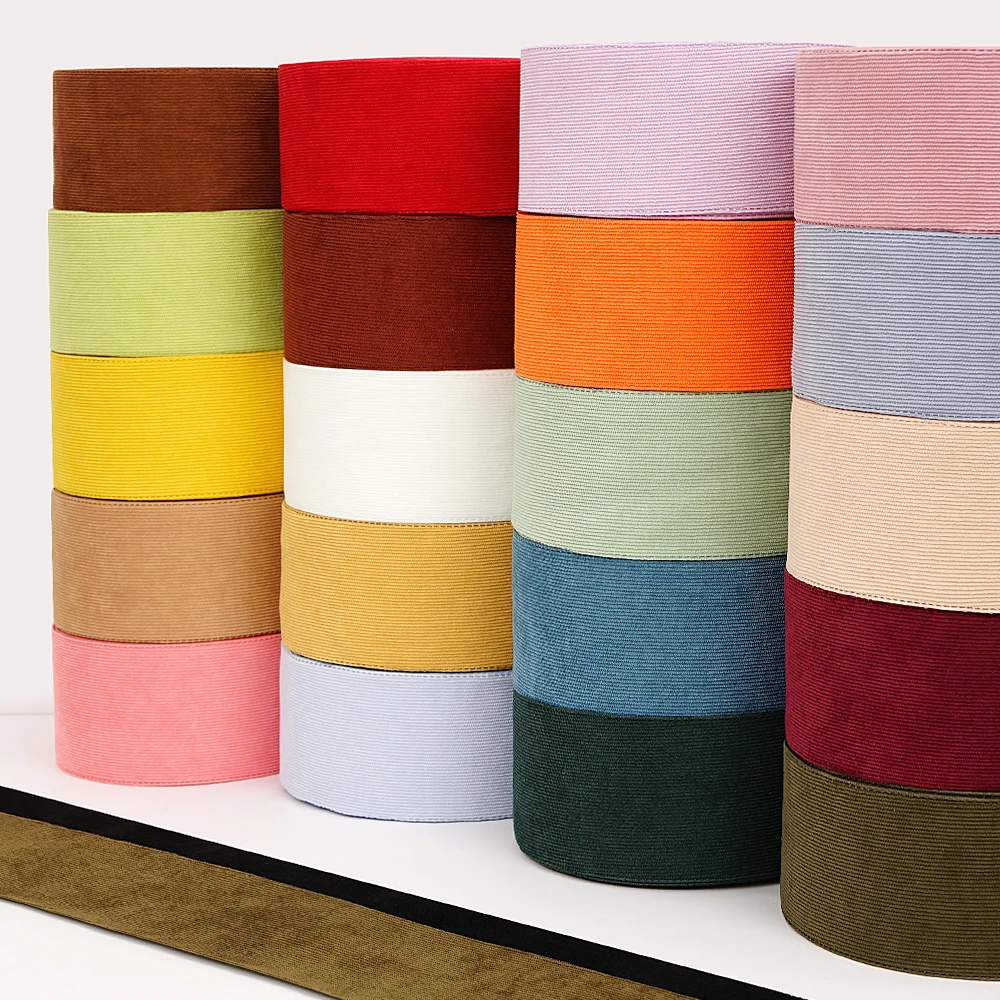 

Ленты вельветовые для бантов, 5 ярдов, ширина 75 мм