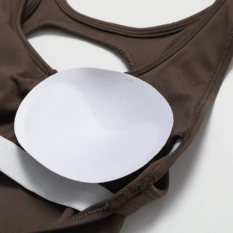 Женский комбинезон для йоги WISRUNING с вырезами на спине расклешенные брюки трико