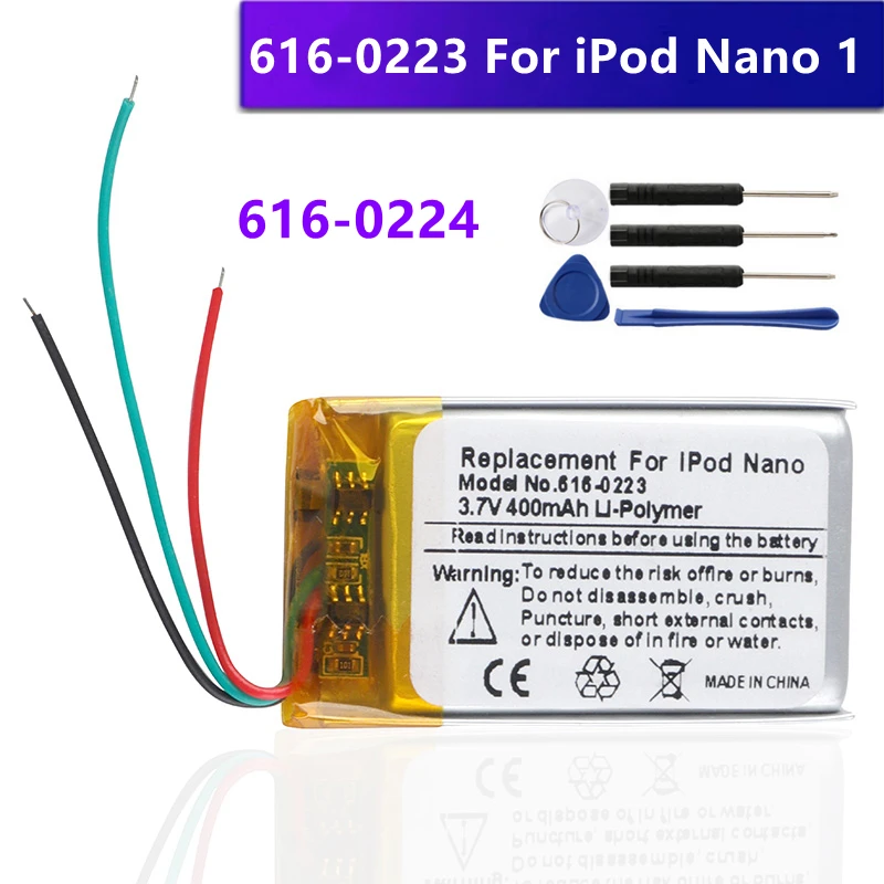 Оригинальный аккумулятор для iPod Nano 1 2 3 4 5 6 7 4-й 5-й 6-й 7-й 1-го 2-го поколения 3-го +