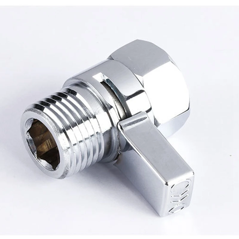 Клапан контроля расхода воды и запорный клапан из твердой латуни для ручного