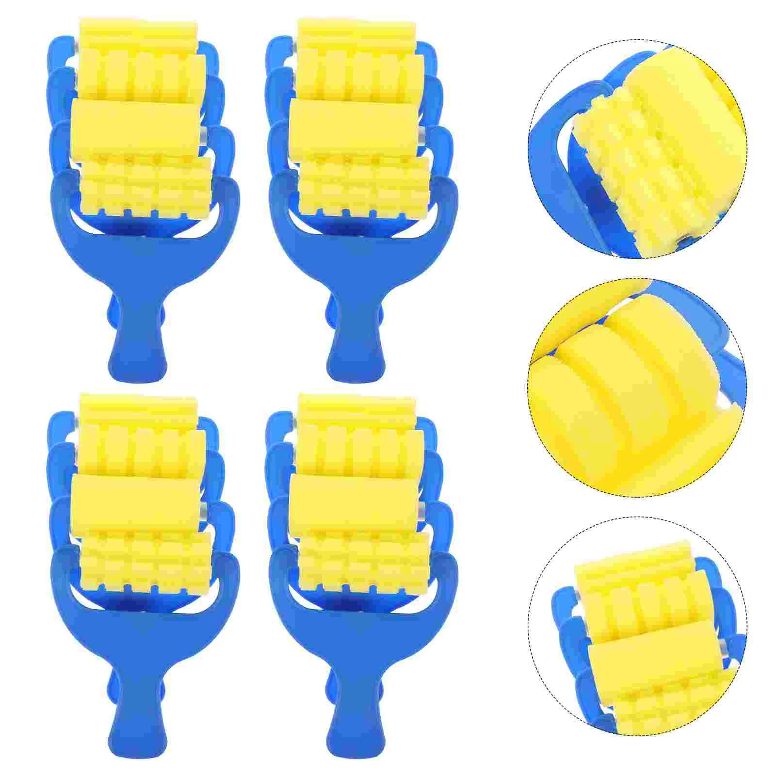 

12Pcs Roller Sponge Brush Roller Kids Drawing Brush Roller Paint Sponges for Kids Children Paint Brush for Drawing Graffiti