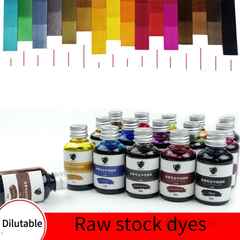 

50ml Leather Color Change Dyes Coloring Colorable Diluted Pigment Handmade Leather DIY Dye