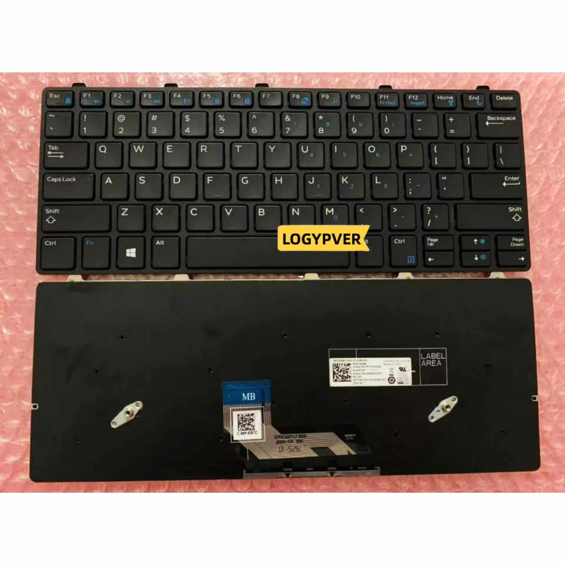 

US Keyboard for Dell Chromebook 11 3180 3189 3190 3380 3300 3310 3190 3310 2in1 Laptop English