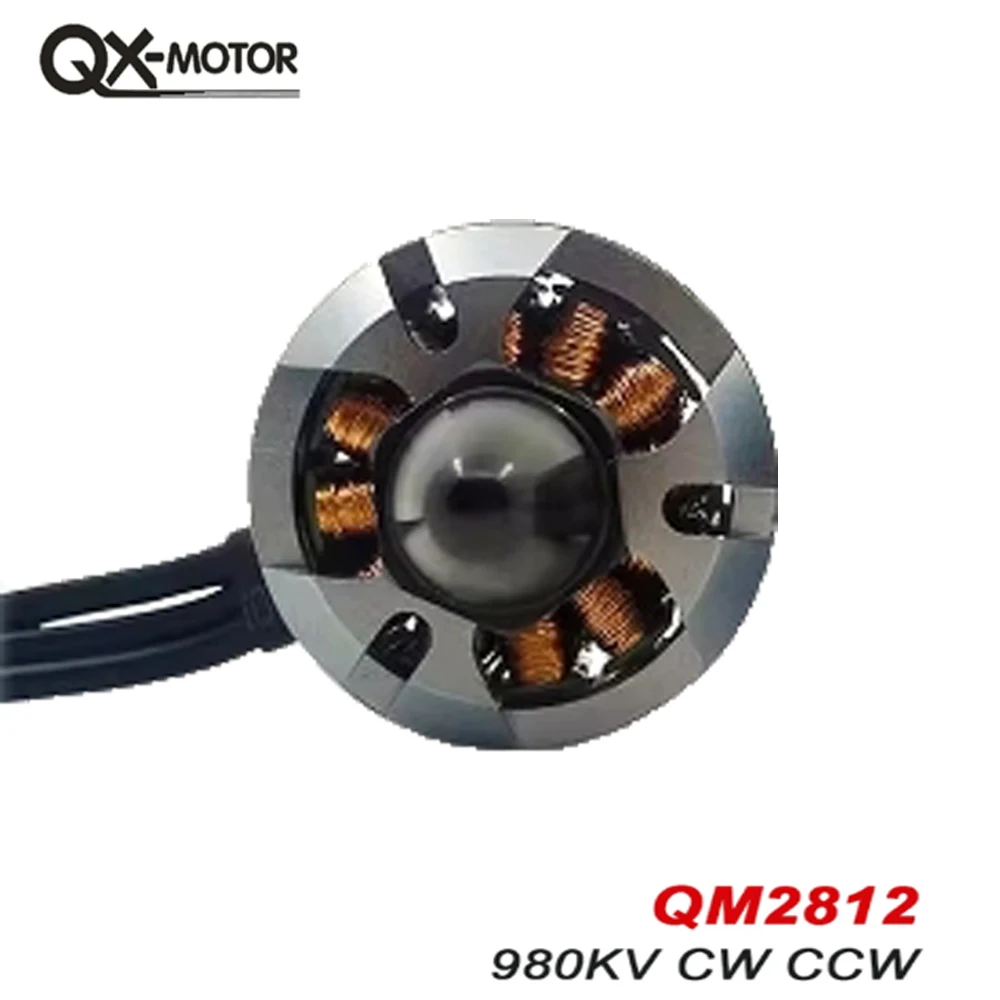 Классический бесщеточный двигатель мотор QX QM2812 CW CCW 980KV широко подходит для