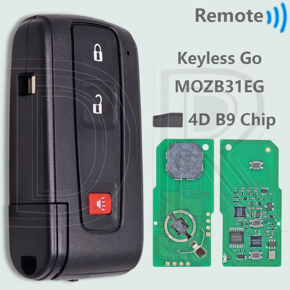 

DR 312/433 МГц MOZB21TG Half Smart MOZB31EG Keyless Go 4D B9 Чип Автомобильный дистанционный ключ для Toyota Prius 2004 2005 2006 2007 2008 2009