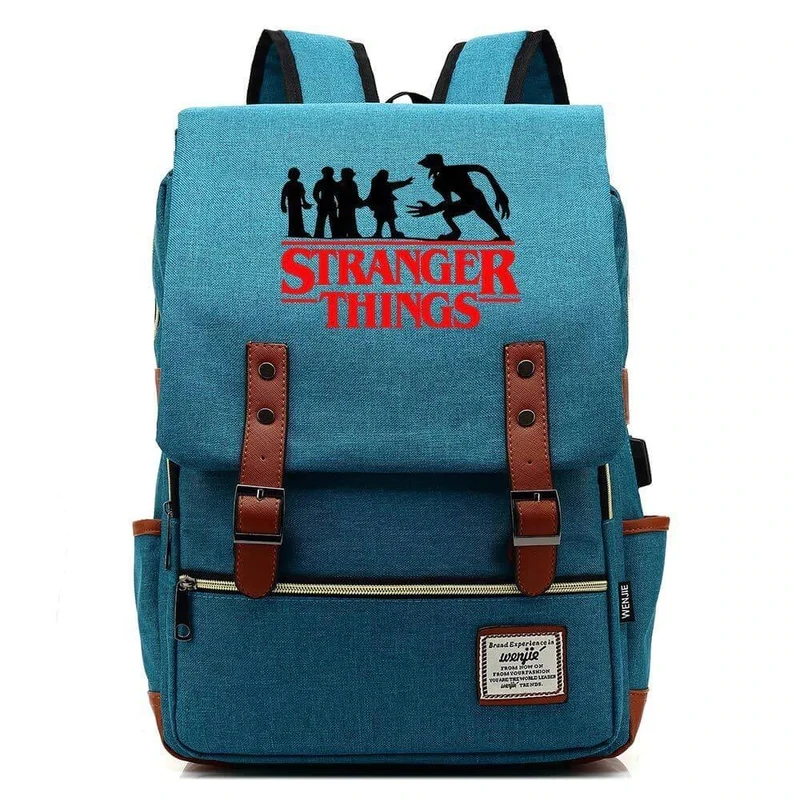 

Ullzang Eleven Stranger Things Backpack Students Travel Notebook Bag Gift for for Kids Children