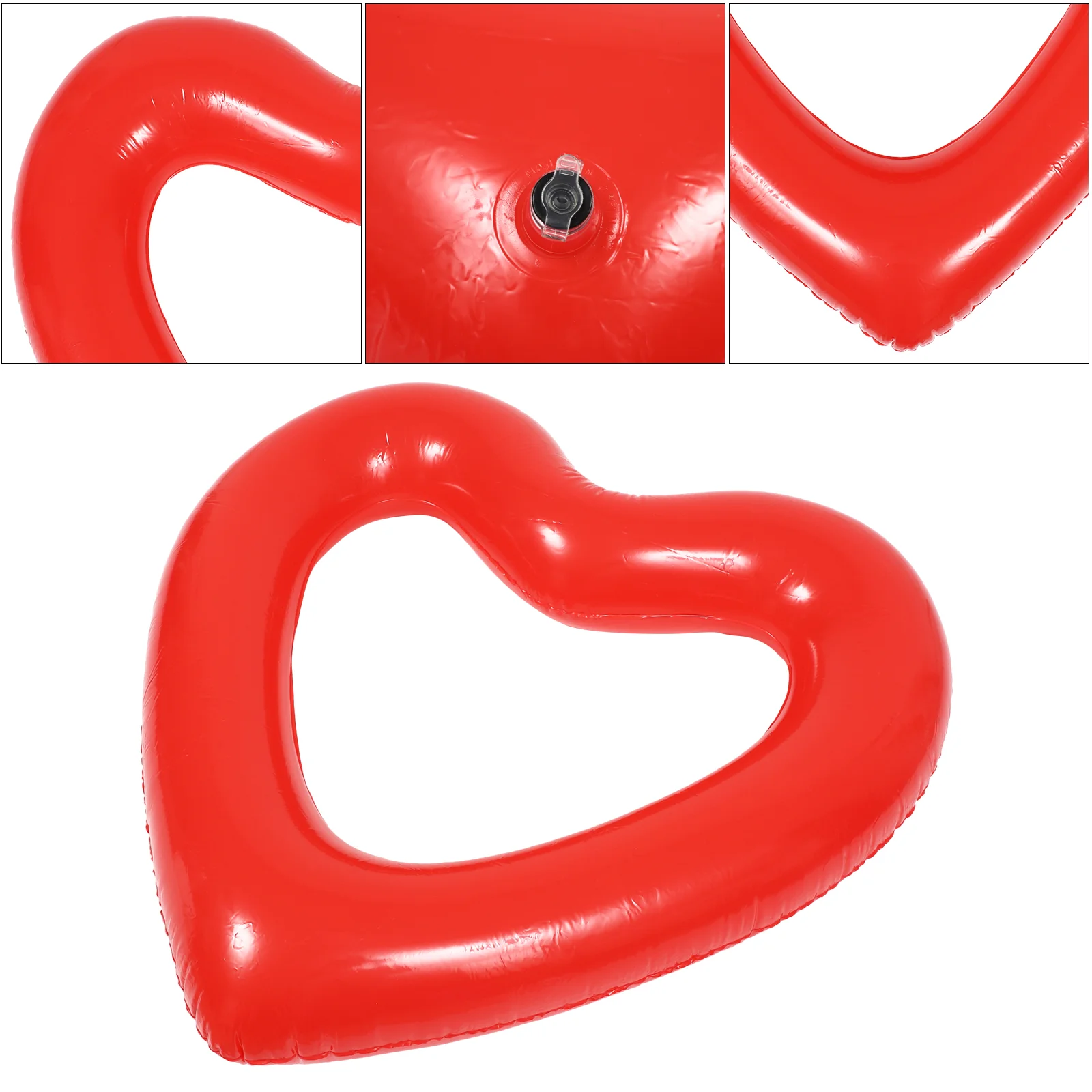 Плавательный круг в форме сердца для летнего бассейна