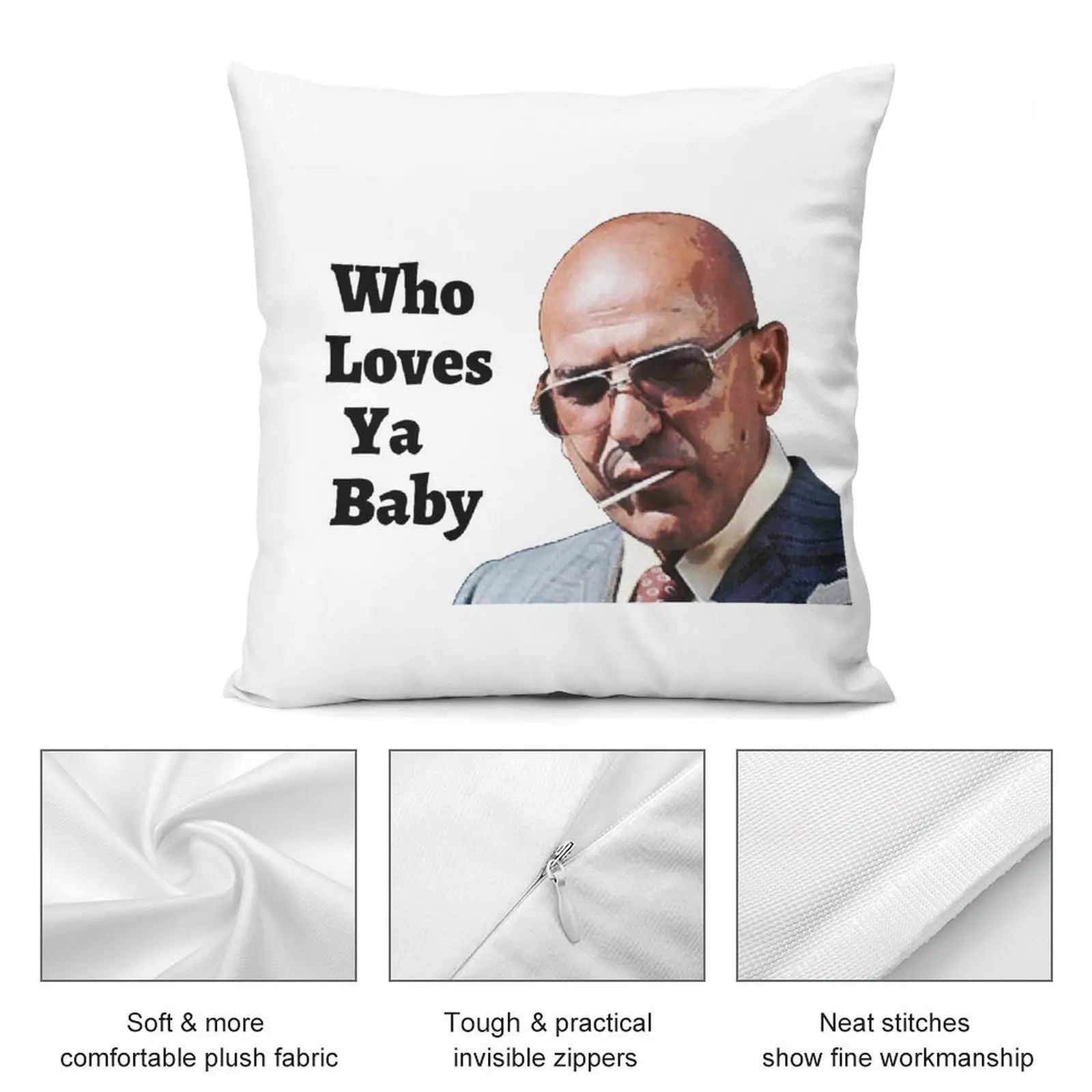 Kojak - Who Loves Ya Baby Декоративная подушка Роскошный декор