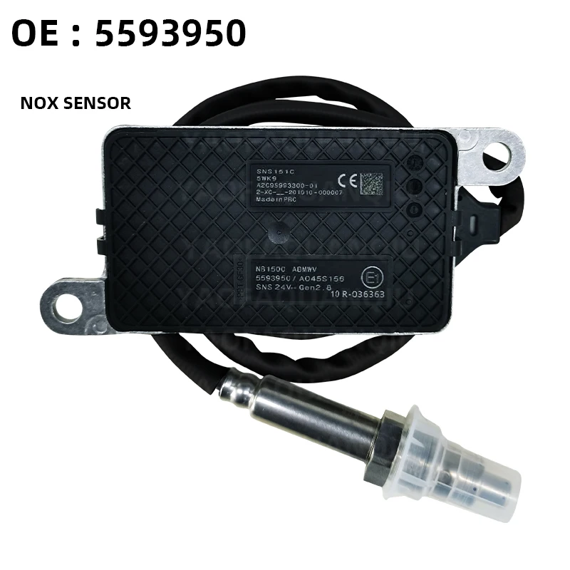 

Nox Sensor 5593950 A3C04941100 Nitrogen Oxide Nox Sensor For CUMMINS Engine 24V
