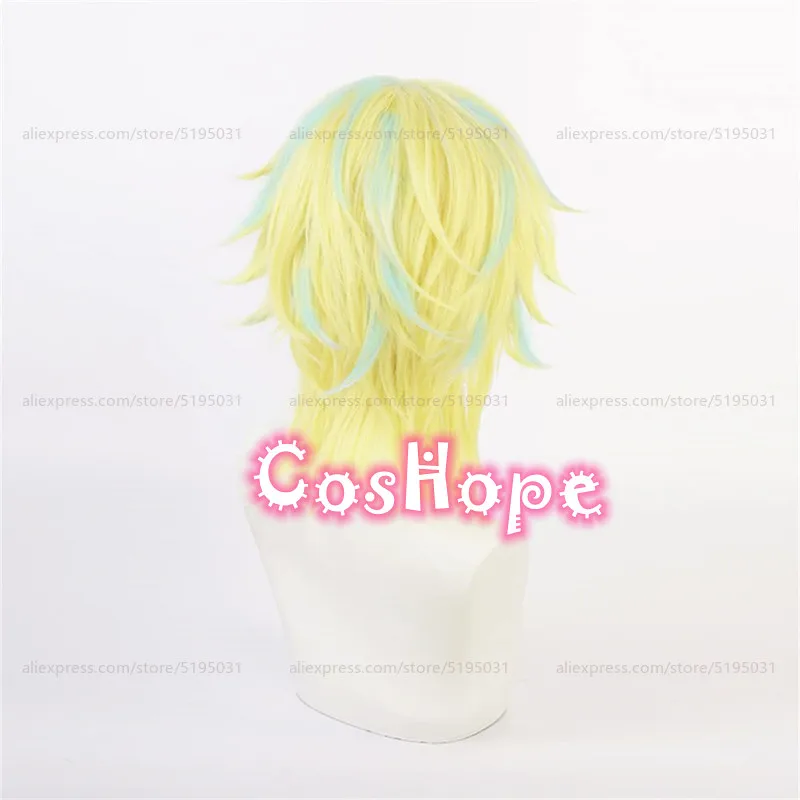 Парик для косплея Rindou haiдешевые термостойкие синтетические короткие волнистые