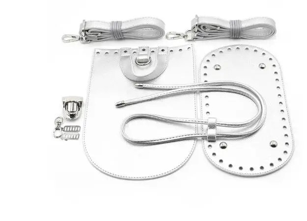 2022DIY handmade bag accessories leather bag bottom cover woven backpack material hand-woven women's bag accessories 7 colors op