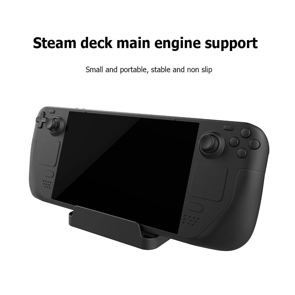 

Stand Base for Switch/Steam Deck/Mobile Phone Dock Game Console Base Bracket GP-805 Game Console Holder Dock Black