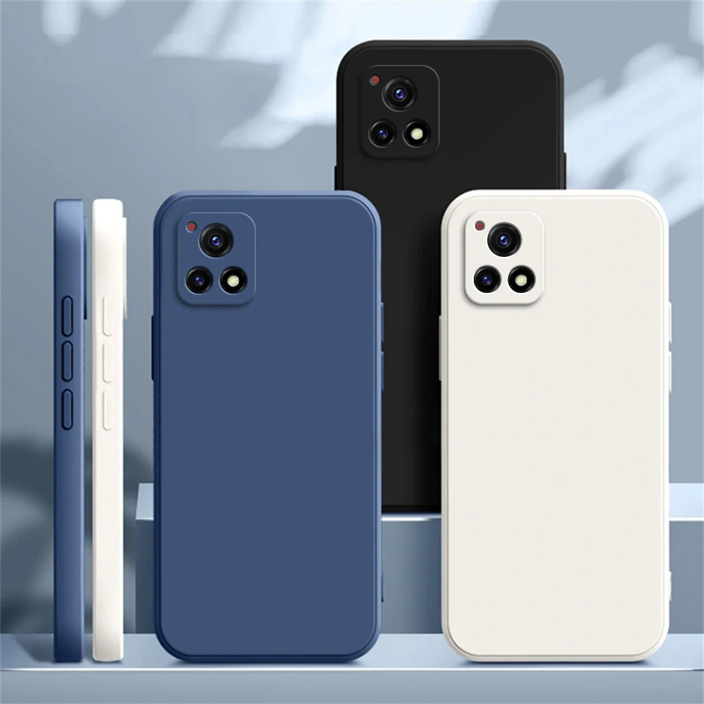 Высококачественный чехол для VIVO Y31S Y52S T1 Y54S Y72 5G Стандартный квадратный жидкий