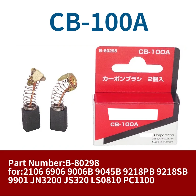 CB-100A Carbon Brush for Makita 6906 Electric Wrench 9218SB/