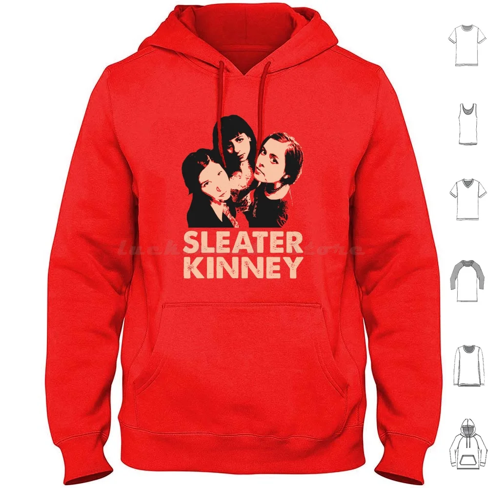 

Толстовки Sleater Kinney с длинным рукавом, Kinney Indie, музыка, панк-группа, райот, Grrrl