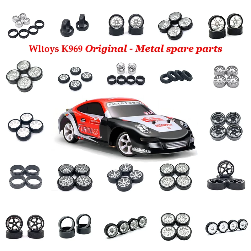 Wltoys 284131 K969 K979 K989 P929 4 шт. 24 мм радиоуправляемая жесткая дрифтерная шина 1/28