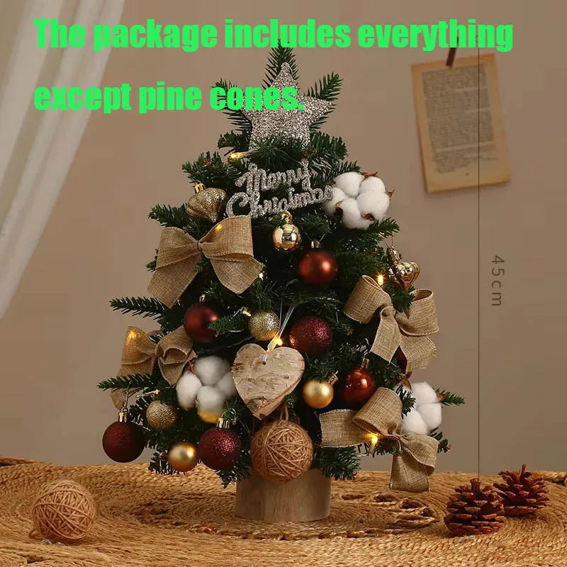 

Настольные рождественские украшения из сосны