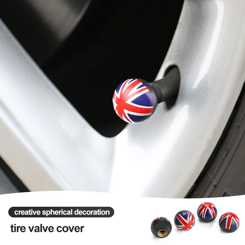 

4PCS Wheel Tire Valve Caps Cover For Coope r R 55 R 56 R 57 R 58 R 59 R 60 F 54 F 55 F 56 F 60 Country Club Auto Car Accessories