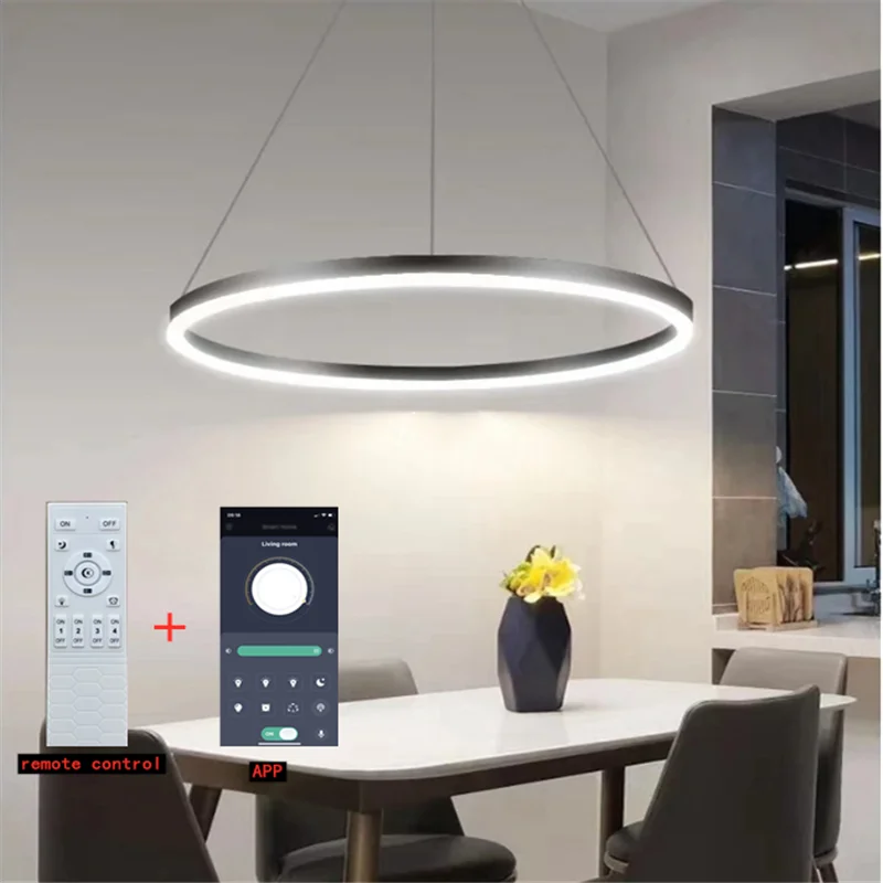 Минималистичная лампа в скандинавском стиле с дистанционным управлением и