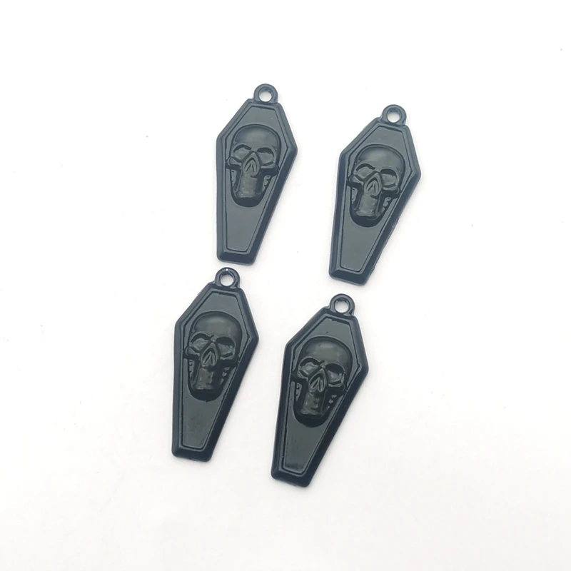 10 шт 31x15 мм гроб череп Готический сплав тибетские Подвески антикварное