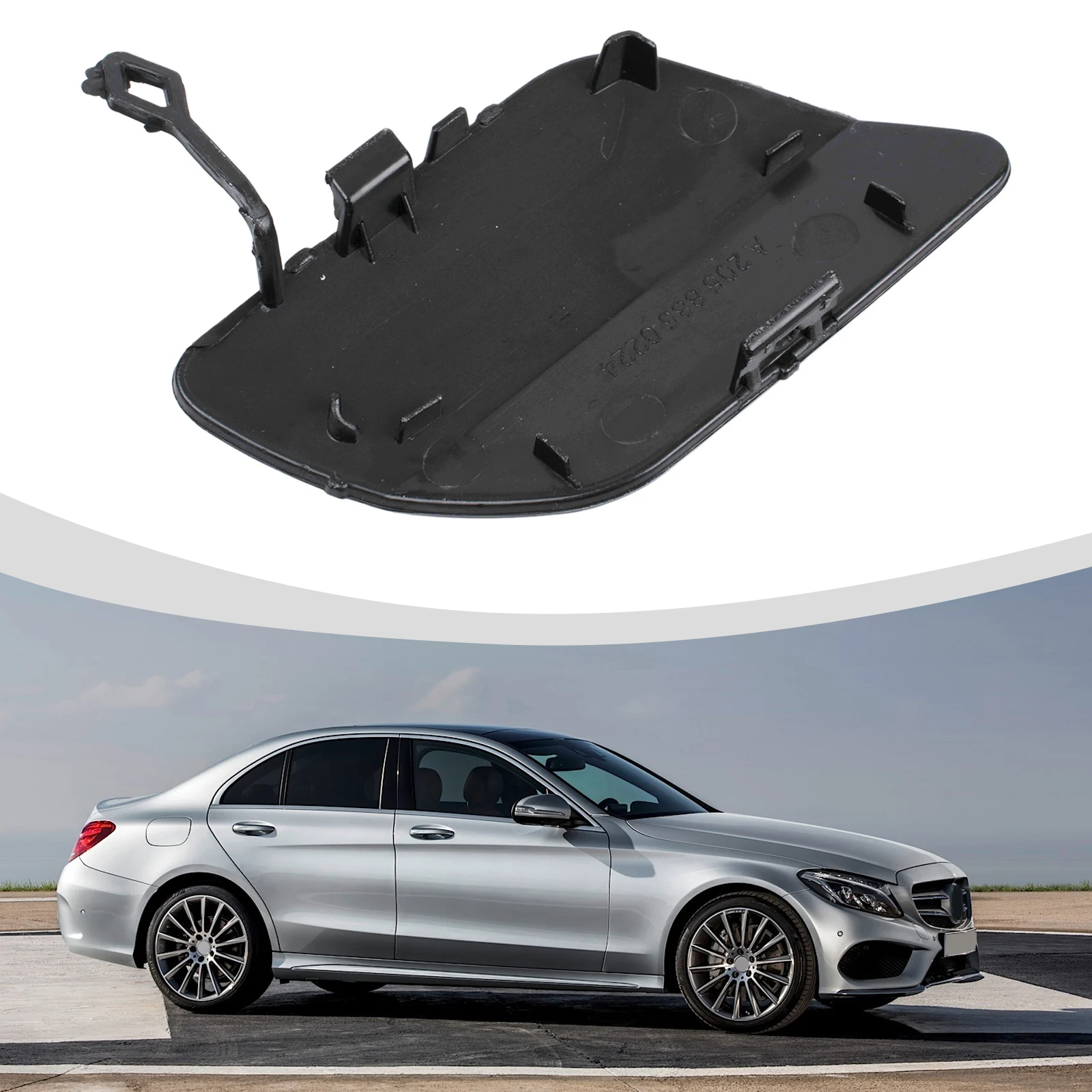 Крышка буксировочного крюка буксировочный крючок 1 шт. Пластиковая Задняя Замена