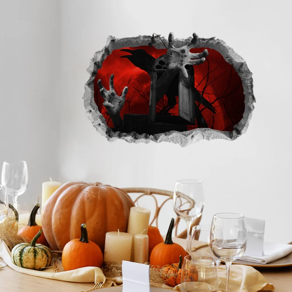 Наклейки на окно для Хэллоуина наклейки стену со стеклянной стеной