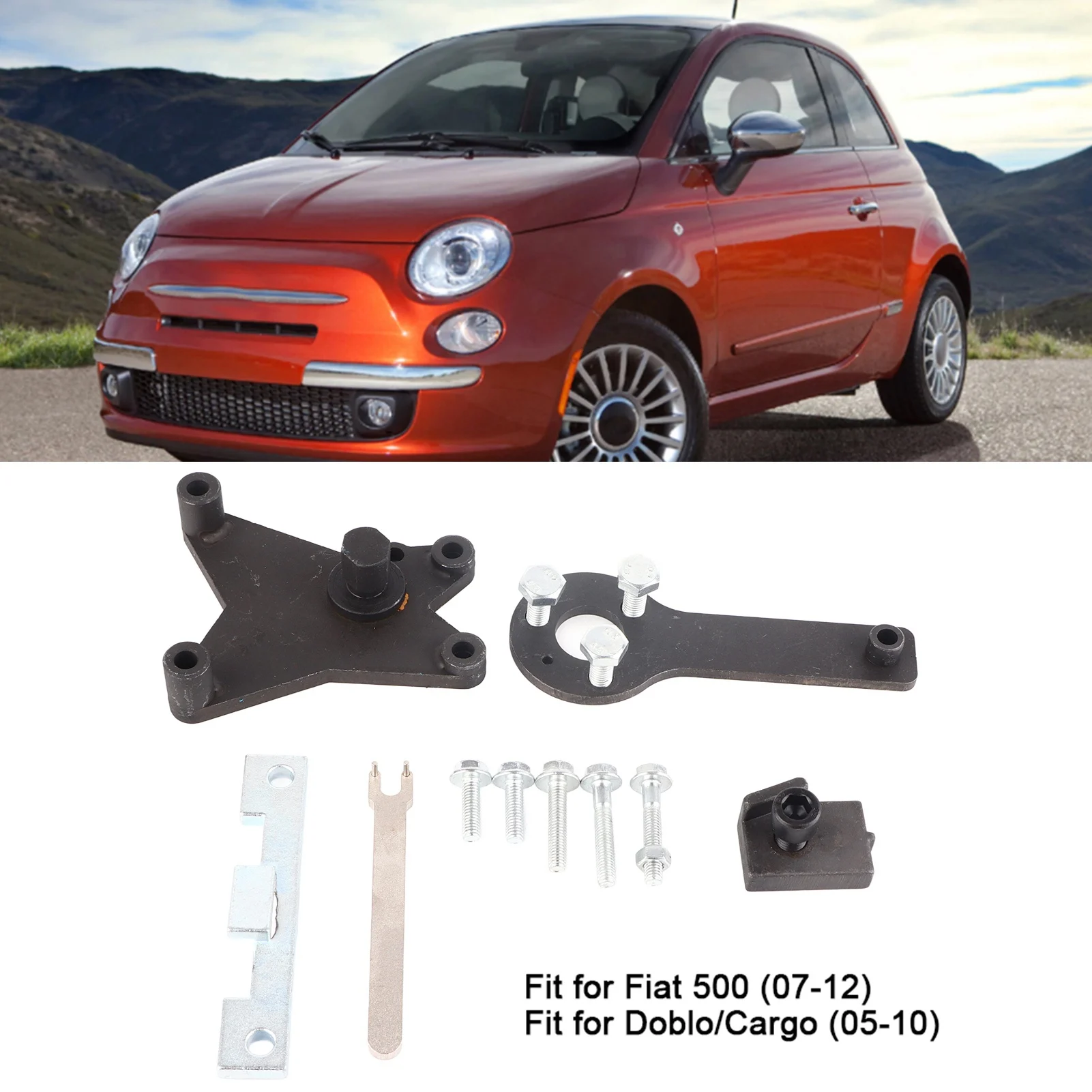 Набор инструментов для синхронизации и блокировки двигателя Fiat 500 2007 ‑ 2012 20 шт.