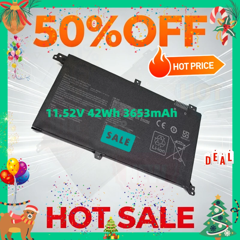 Фото Аккумулятор для ноутбука B31N1732 3653 мАч 42 Вт·ч для ASUS VivoBook S14 S430FA S430FN S430UA R430FA X430UN X430FN X571GD X571G X571LH X571GT №1