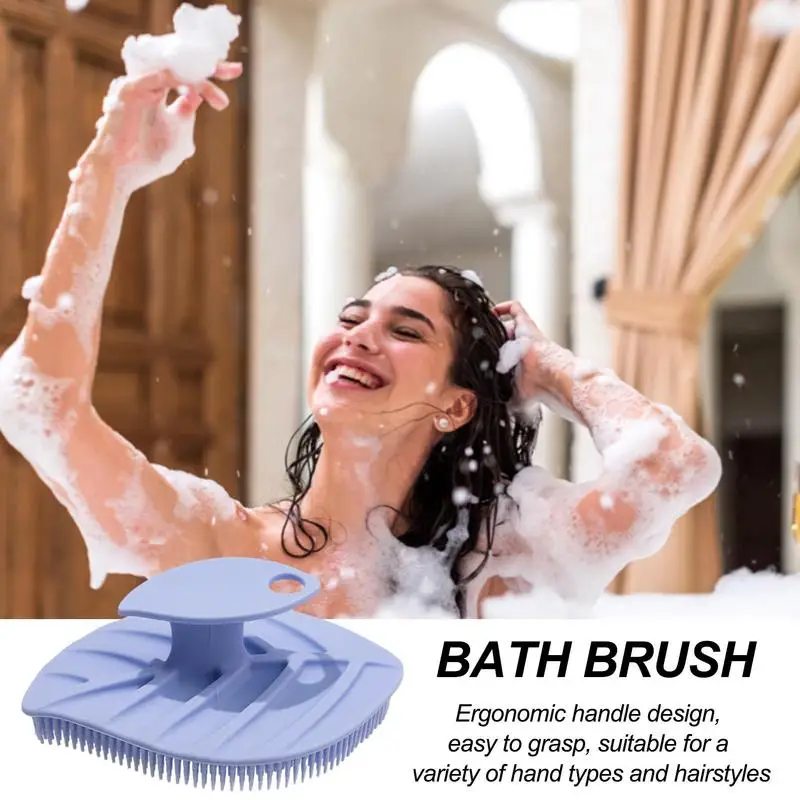 Силиконовая щетка для ванны в форме листа мягкий скребок тела удобная душа