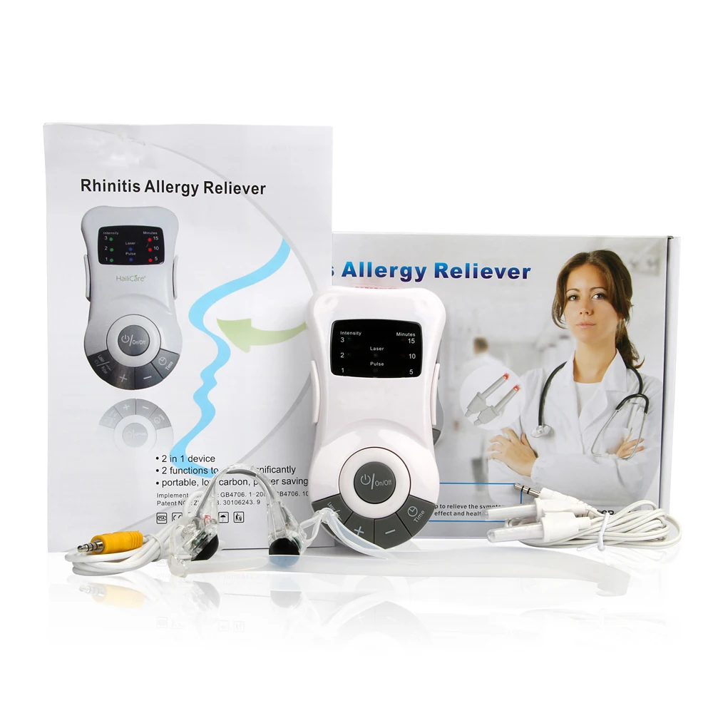Dispositivo de pulso láser para rinitis nasal, dispositivo antironquidos, terapia de Sinusitis, Clip de masaje, terapia para el cuidado de la salud