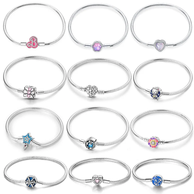 Бусина-Шарм Кот-коготь из серебра 925 пробы