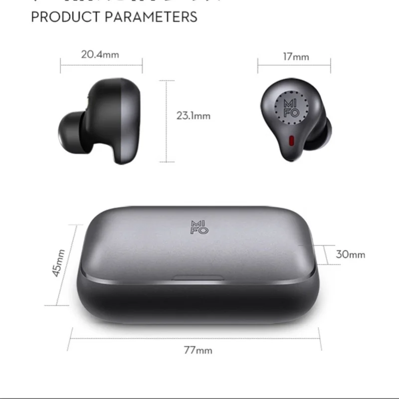 Беспроводные наушники-вкладыши Mifo O5 3 Bluetooth-наушники с шумоподавлением