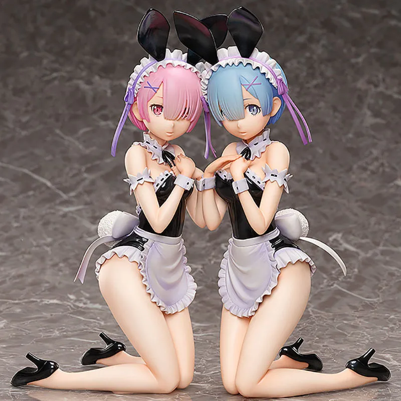 

Original FREEing Rem Ram Maid Kneel Ver. Figure Genuine GSC Anime Re:Life in A Different World from Zero Figure Model Toy Gift