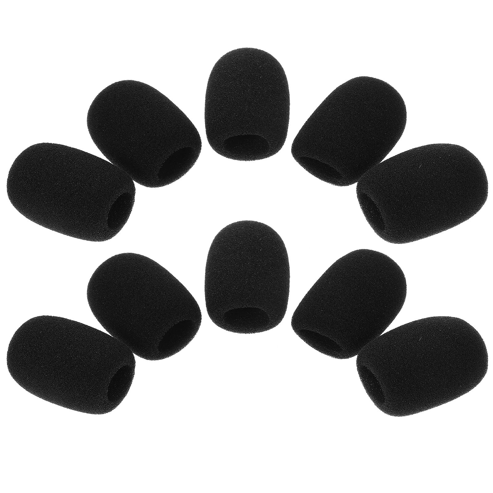 

10 Pcs Head Phones Mic Protector Microphone Protectors Shockproof Headset Supplies Accessories Sponge Covers Lapel Soft