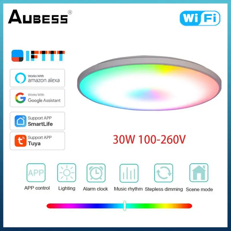 

Умный потолочный светильник с таймером и цветовой температурой, Wi-Fi