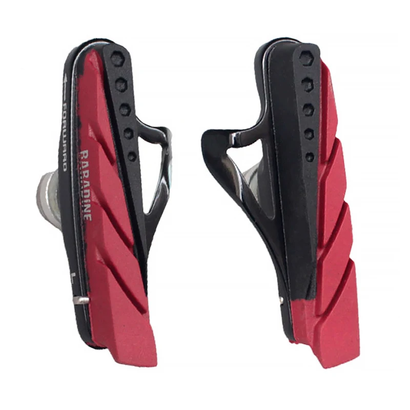 

Braking Blocks for Road Bicycle Metal Rims Linear Pull Friction Wheel Brake Pads Replaceable Inserts Light Weight