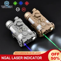 wadsn tactical ngal redgreenblue ir laser illuminator dbal a2 peq15 laser white light weapon flashlight hunting accessories