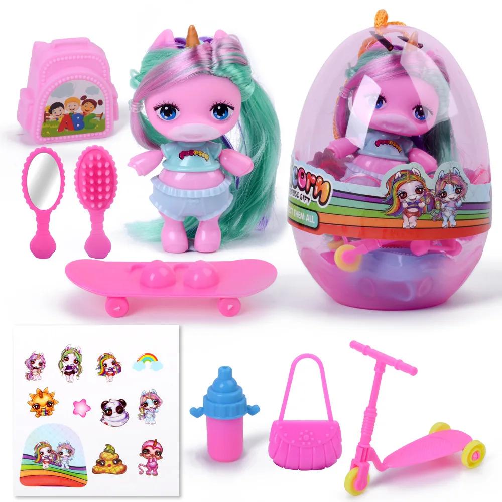 Кукла сюрприз LOL MGA Poopsie мягкий клей силиконовый единорог Радуга LOLS кукла QQ яйца