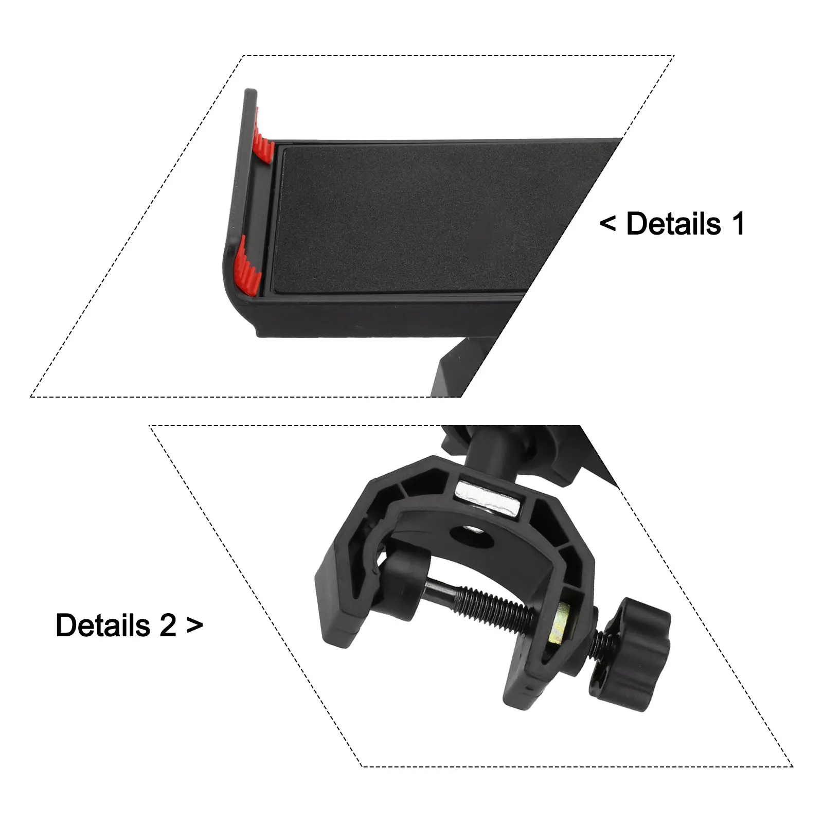 Держатель на подставке для микрофона регулируемый мобильного телефона и