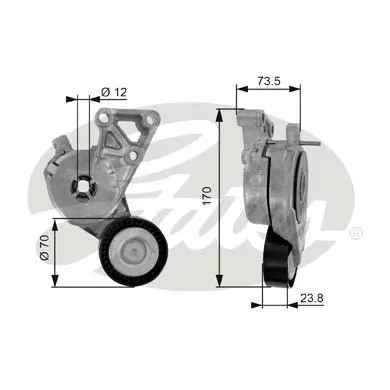 

T38148 для генератора переменного тока KASNAGI в железной коробке FABIA II CADDY III GOLF IV / V T5 1,6.