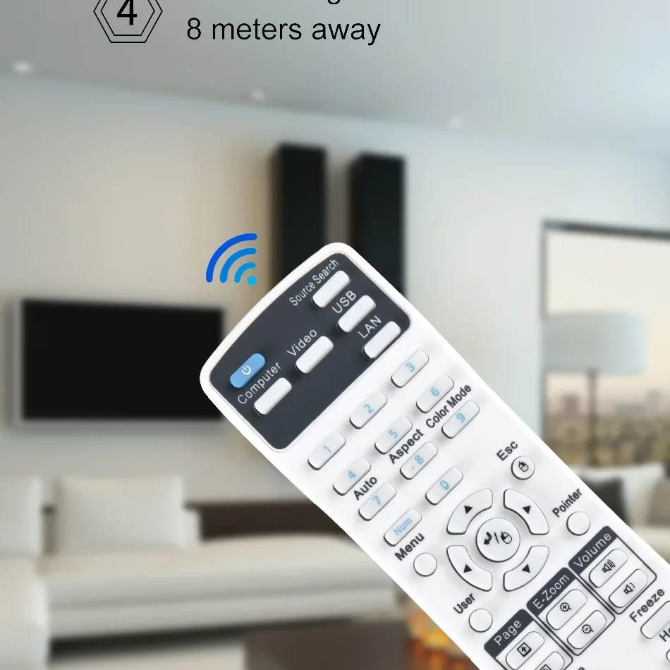 YP новый пульт дистанционного управления для проектора подходящий стабильный Epson