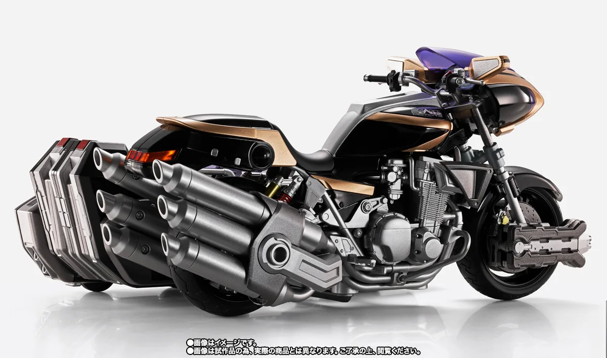 Фото В наличии: Фигурка Bandai S.H.Figuarts Side Basher Kamen Rider 555 SB-913V Sidecar Shooter, аниме-модель, оригинальная, в коробке, игрушка, подарок №4