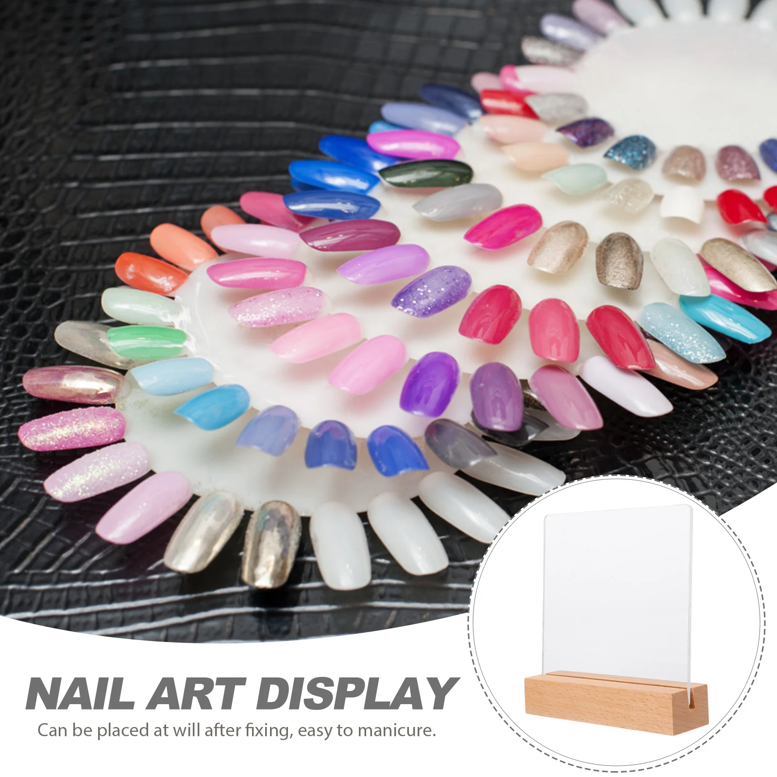 Доска для демонстрации ногтей накладные маникюрные ногти акрил держателя