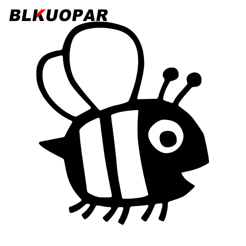 

BLKUOPAR Bee Car Sticker Scratch-Proof Creative Fashionable Graphics Sunscreen Personality Funny Original JDM Car Accessories